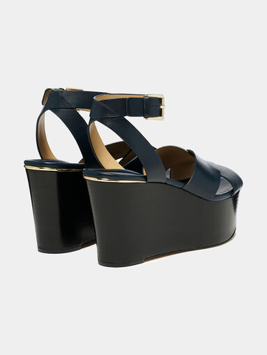 ABBOTT Leather wedge - 3