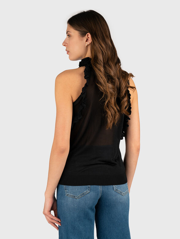Top with sheer effect  in beige - 3