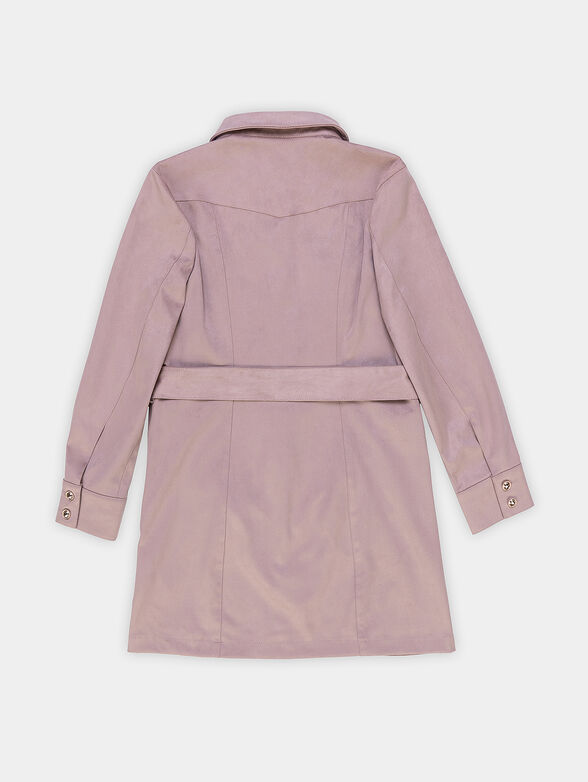 DORA black dress with belt - 2