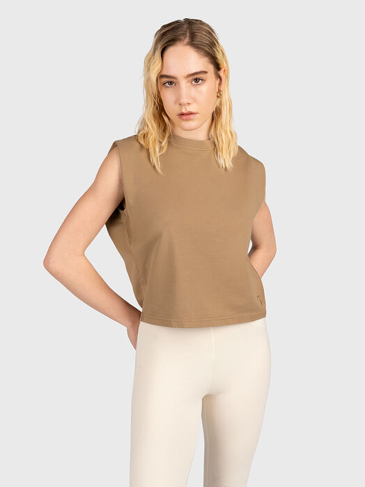 CAPILEIRA top with logo embroidery