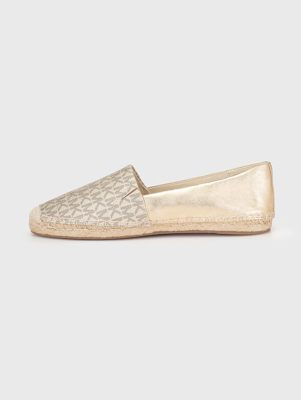 KENDRICK leather espadrilles with monogram design - 4