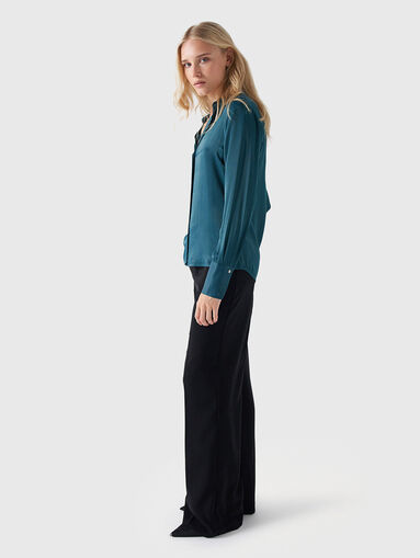 Shirt with satin effect  - 4
