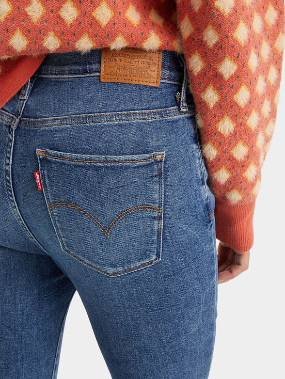 720&trade; blue skinny jeans with washed effect - 2