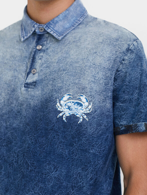 FEID Polo-shirt with with an overflowing effect - 3