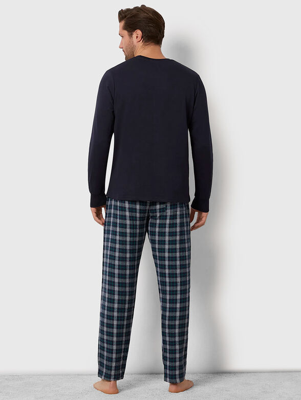 VARSITY II pyjamas with checkered pants - 2
