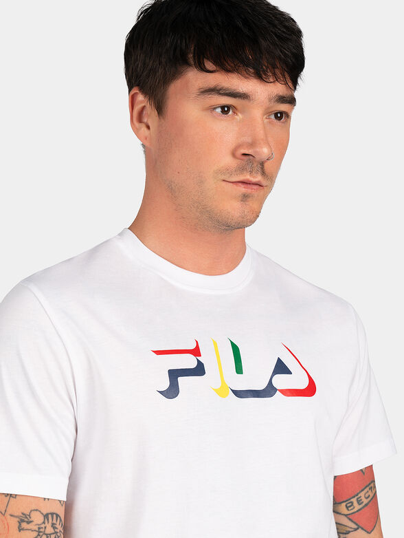Black BELEN T-shirt with contrasting logo - 4