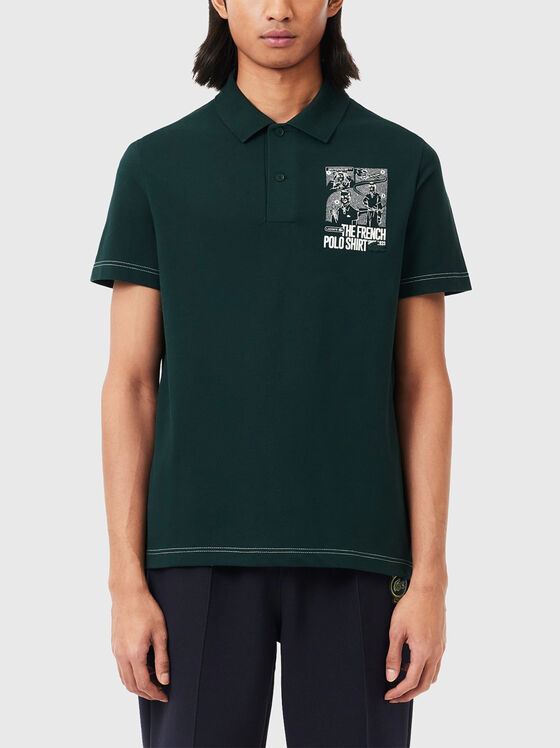 Polo-shirt with accent back  - 1