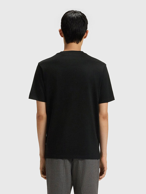 Cotton T-shirt with logo - 3