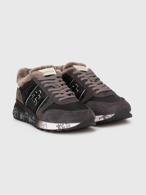 LANDER textile and suede sneakers - 2