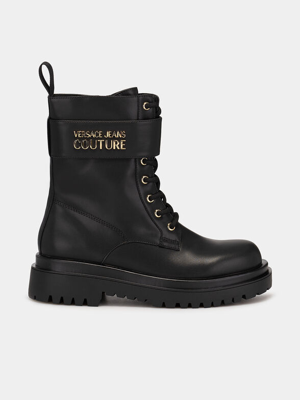 FONDO DREW ankle boots with gold logo - 1