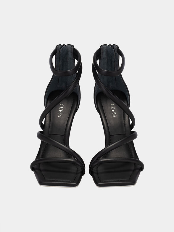 LEANCE black high-heeled sandals  - 6