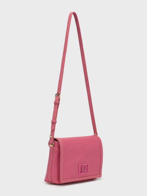 Dark blue crossbody bag with logo detail - 2