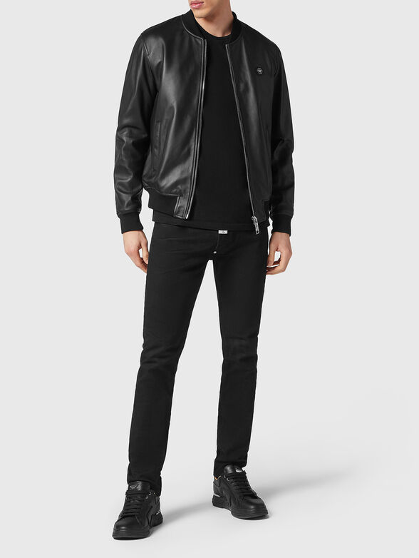 BILLY leather bomber jacket - 2