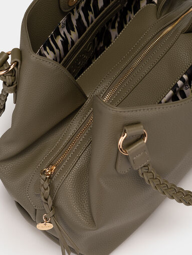 BOSTON black bag with metal logo accent - 4