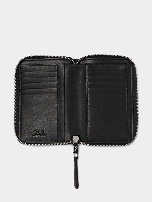 K/KARL SEVEN Black leather wallet - 3