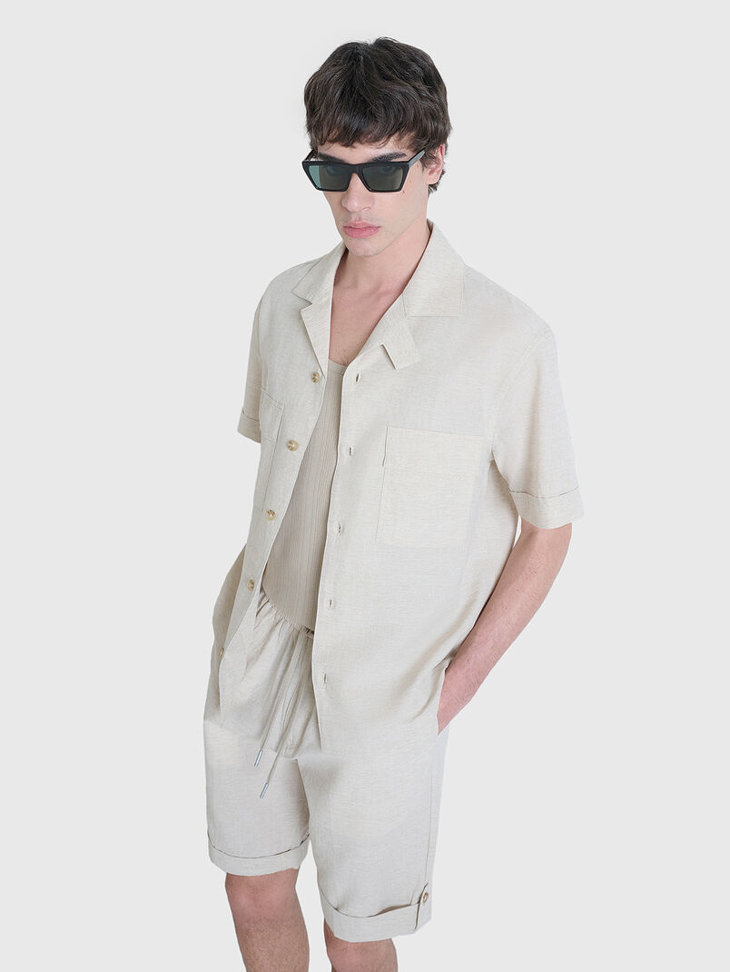 NAIROBI shirt in linen blend - 3