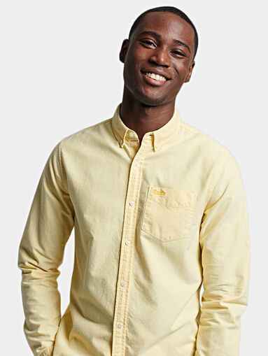 Oxford shirt with logo embroidery - 5