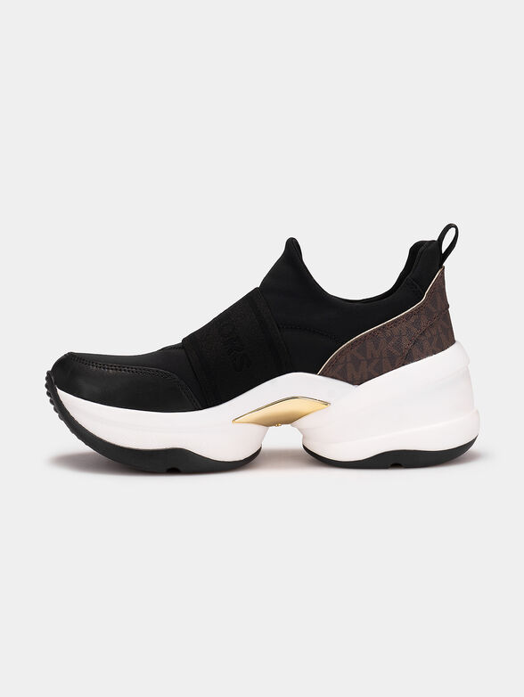 OLYMPIA black slip-on shoes - 4