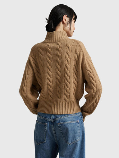 Cashmere-blend sweater with zip - 3