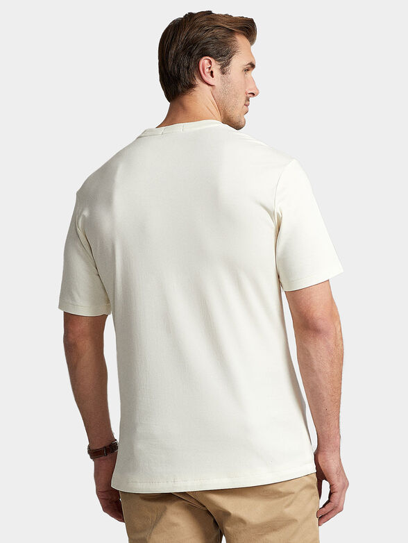 T-shirt with logo embroidery - 3