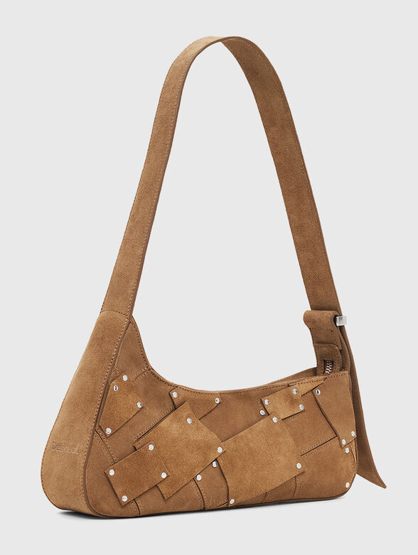 Suede bag with studs - 4
