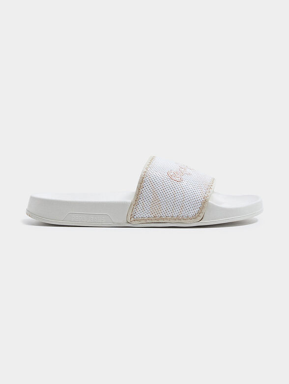 Slides with logo embroidery - 1