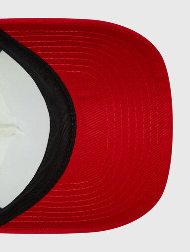Multicolored hat with visor - 4