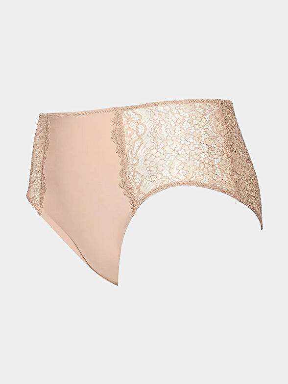 ORCHIDEA beige high waist briefs - 4