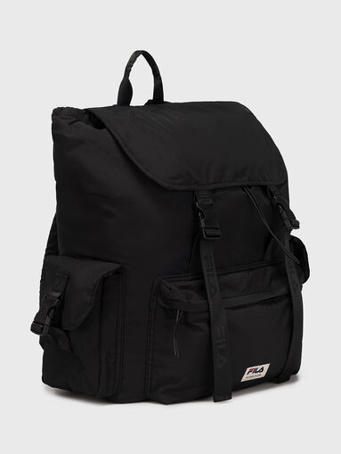 TROMSO black backpack with logo elements - 5