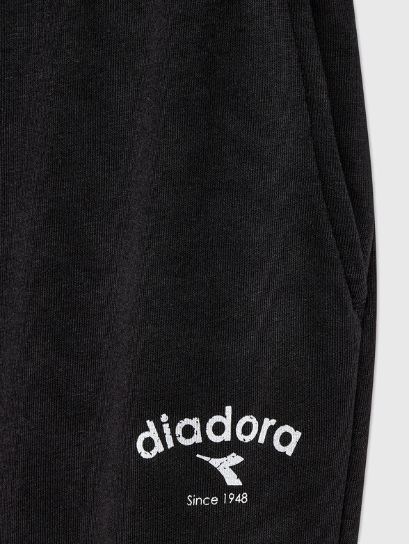 Black unisex sweatpants - 3