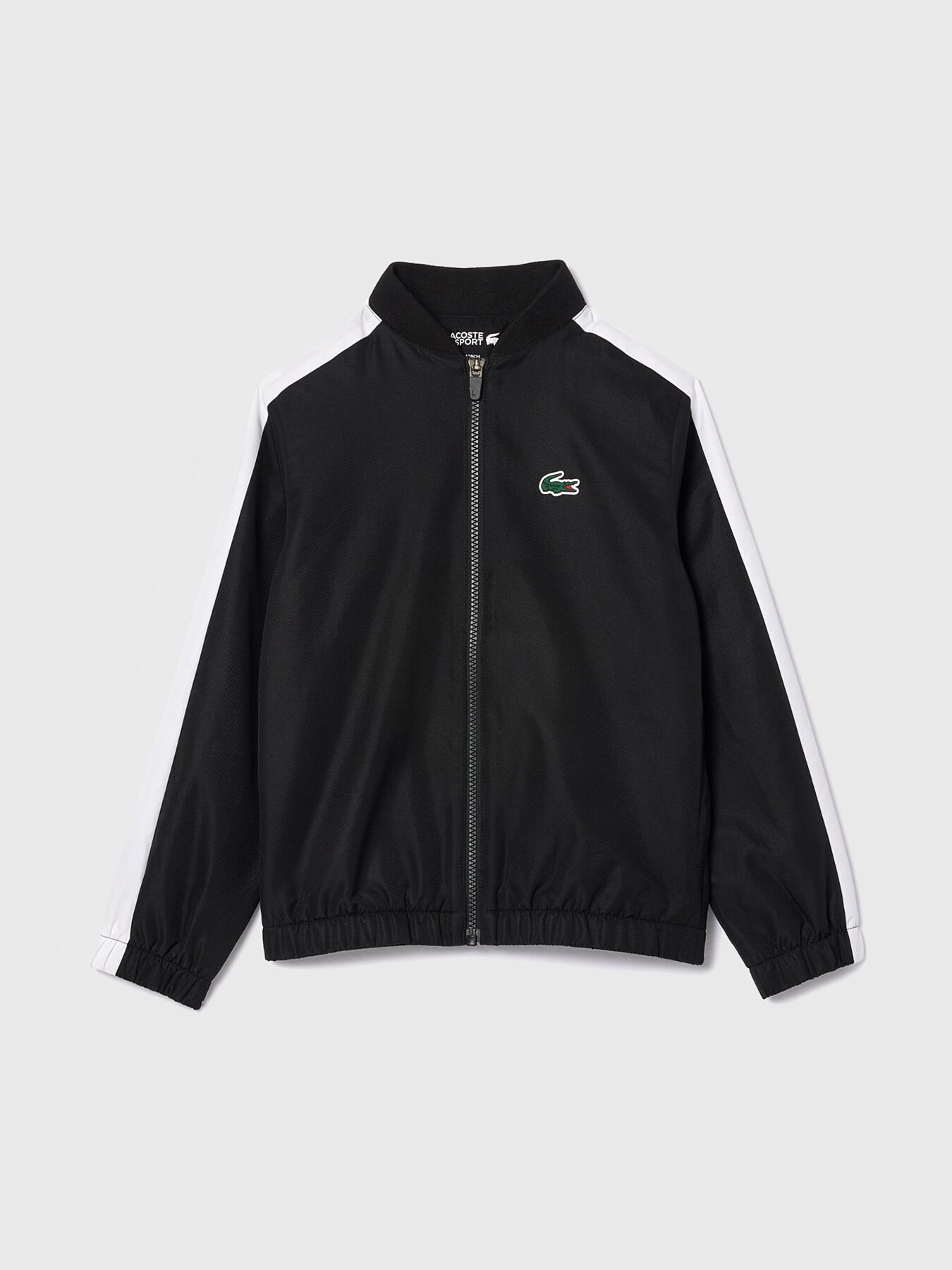 ココ‼️Lacoste ブラック ブルゾン セール】 ベーシックトラックジャケット （ブルゾン）｜LACOSTE