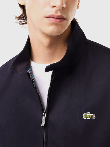Dark blue bomber with logo detail - 5