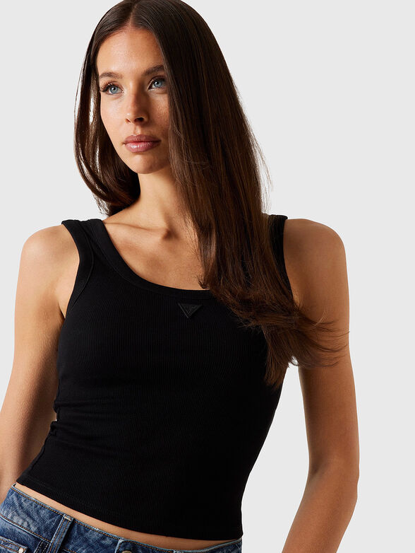 Cotton top with logo detail - 4