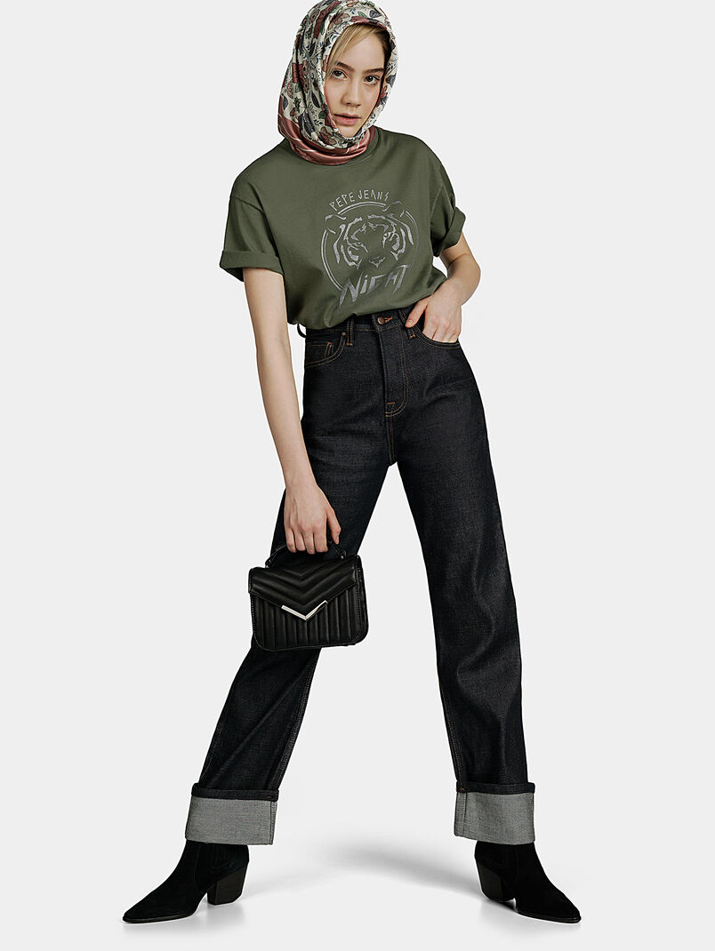 NELLA Scarf with floral print - 3