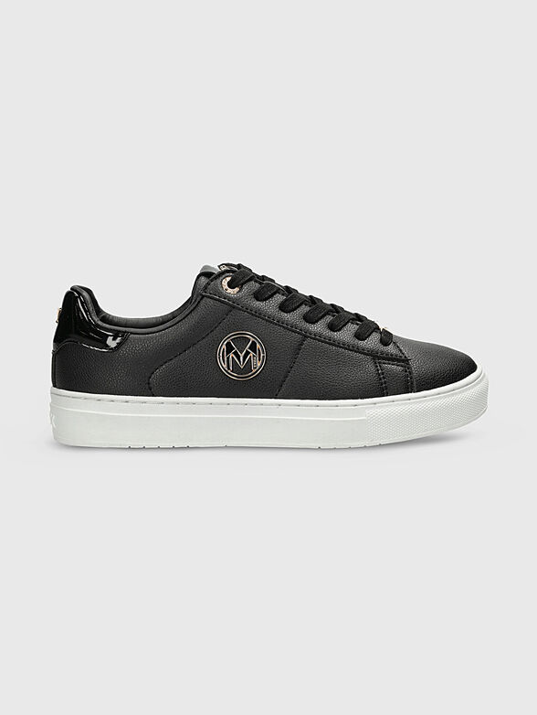 CRISTA LOVE black sports shoes with  accents - 1