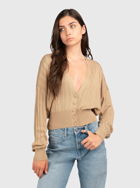 Жилетка с V-образно деколте - 1