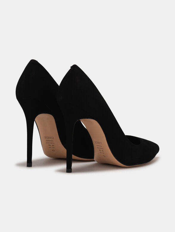 Heeled shoes in beige color - 3