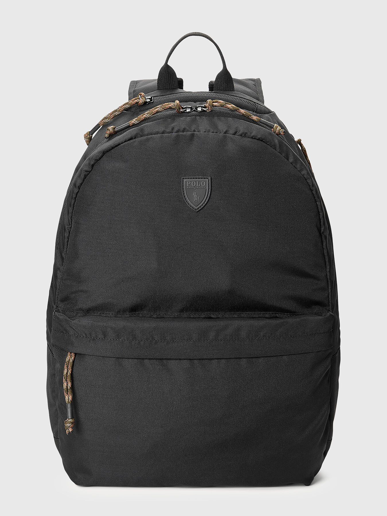 Black backpack with logo detail brand POLO RALPH LAUREN