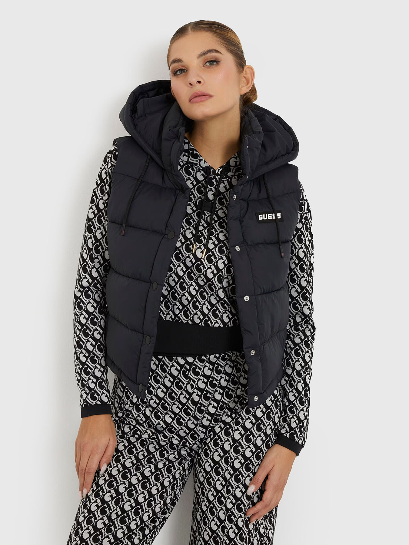 Guess puffer vest cheap