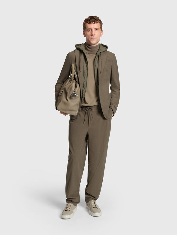 Corduroy jacket with hood - 2