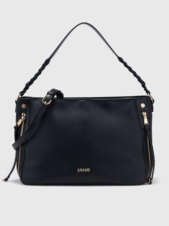 Черна чанта с лого - 1