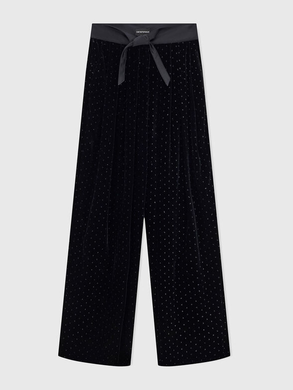 Black lurex trousers - 1