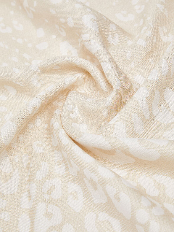 Jacquard scarf with logo - 4