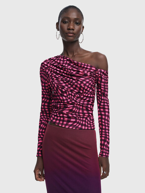 One shoulder blouse - 1