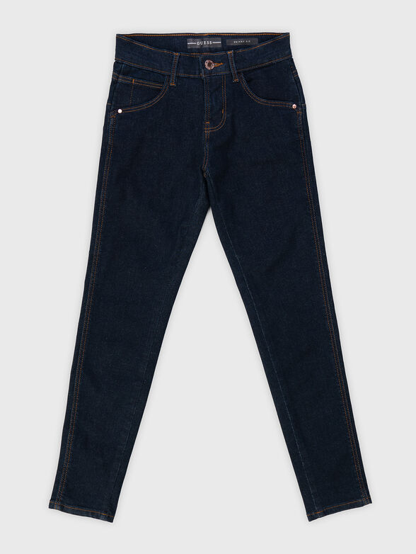 Blue skinny jeans - 1