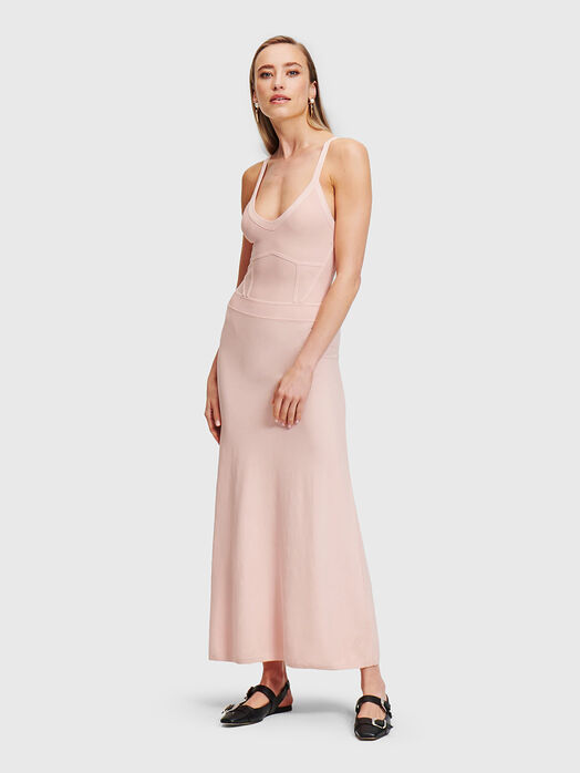 Sleeveless knitted dress