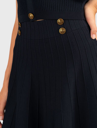 EMMIE mini skirt with accent buttons - 4