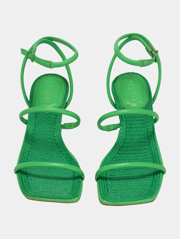 Sandals in green color - 6