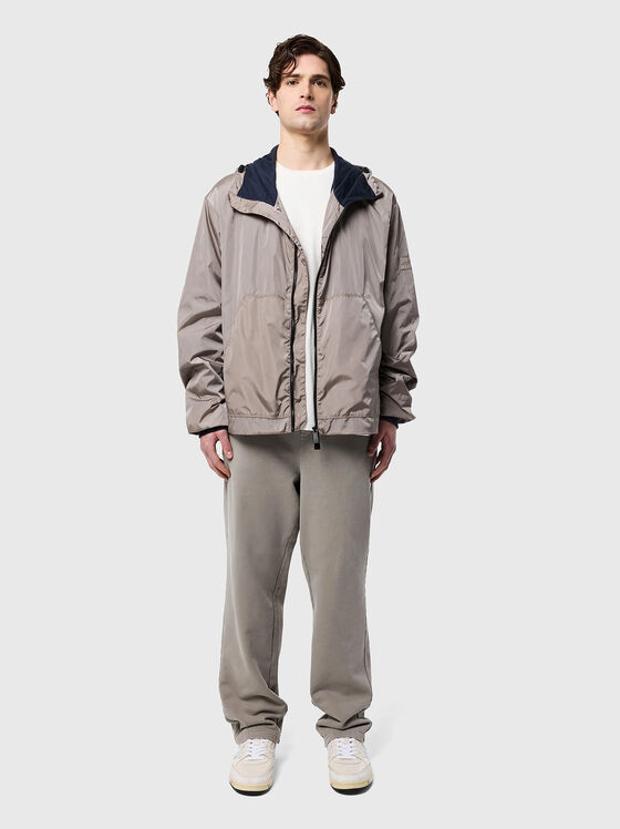 Памучен панталон с бродирано лого - 1