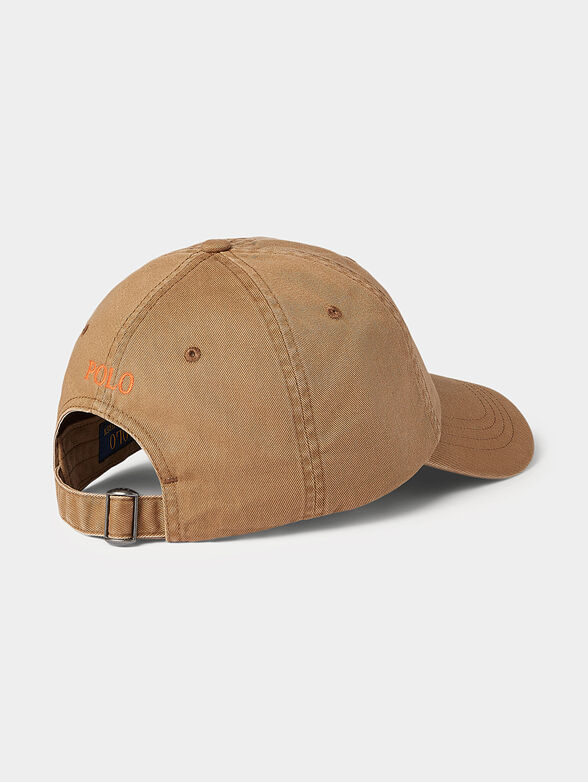 Baseball cap with contrasting logo embroidery - 2
